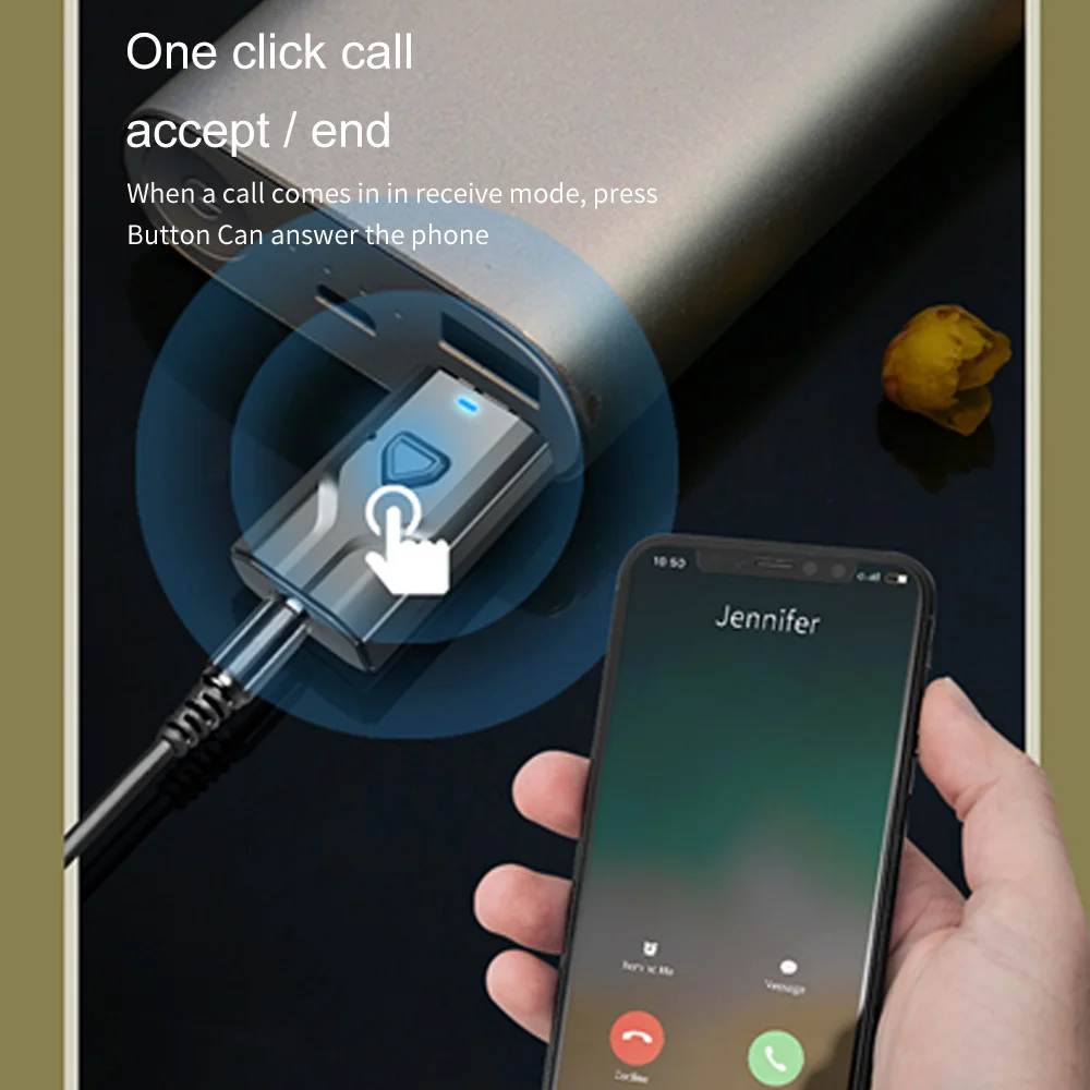 ITINFTEK B1 Bluetooth 5 0 передатчик громкой связи беспроводной приемник RCA AUX аудио 3 мм