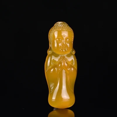 

Exquisite Chalcedony Agate Baby Buddha Pendant Jewelry Accessories