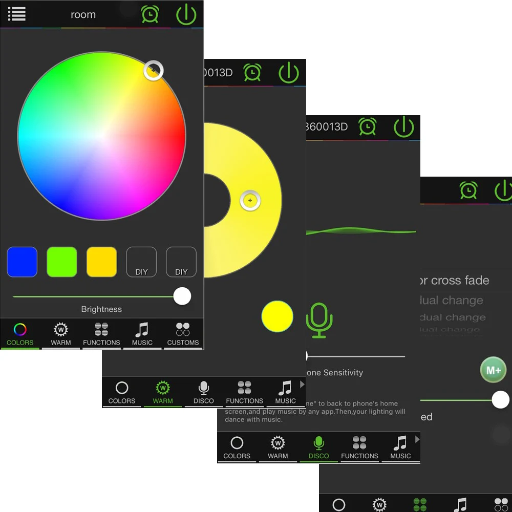 Миниатюрный пульт дистанционного управления для светодиодных лент RGB/RGBW Wi Fi 12 В
