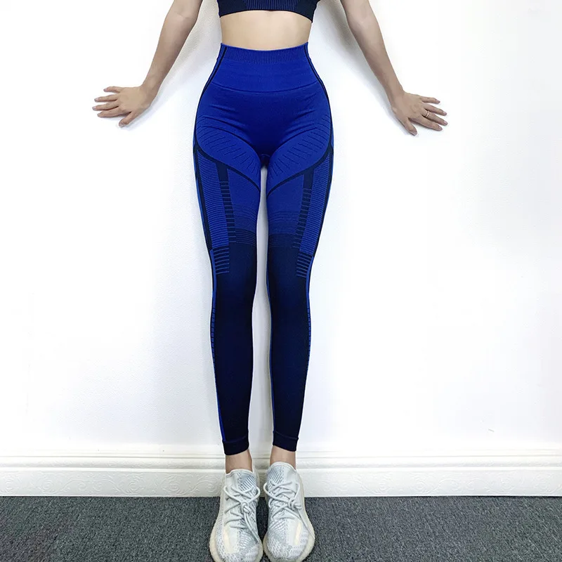 

Seamless Women's Yoga Pants High Waist Hips Push Up Fitness Slimming Leggings Peach High Strech Tights Gym Workout Leggins Femme