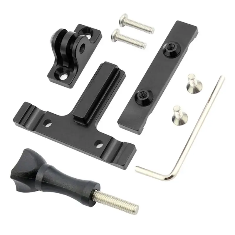 

2022 New All Bicycle Saddle Rail Seat Mount Stabilizer Aluminium with Thumb Knob Screw for gopro Hero Camera SJ4000 FS F13157