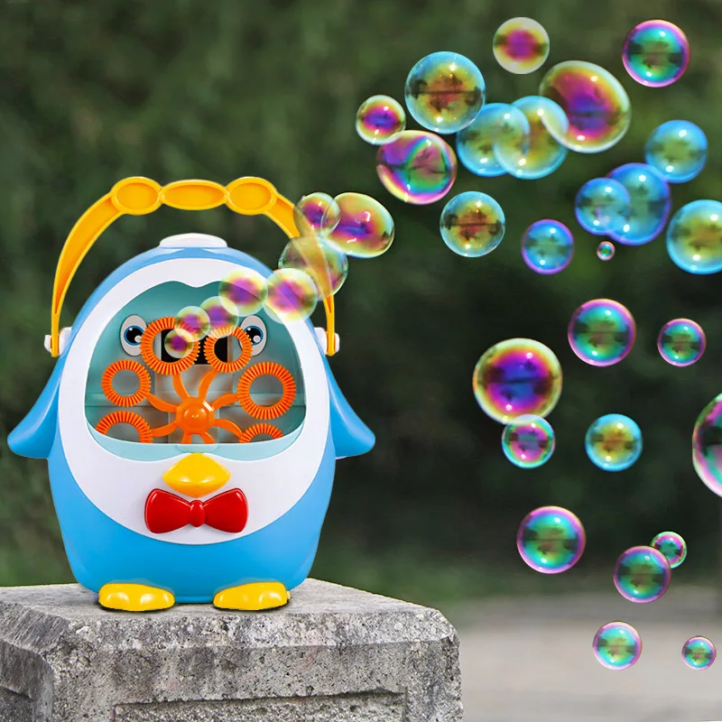 

Пингвин полностью автоматическая машина пузыря вентилятора воды для выдувания мыло уличные детские игрушки родитель-ребенок интерактивны...