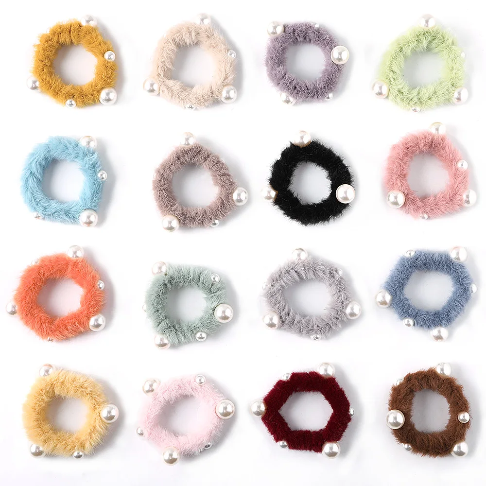 Эластичная Повязка На Голову Scrunchies для женщин и девушек аксессуары из