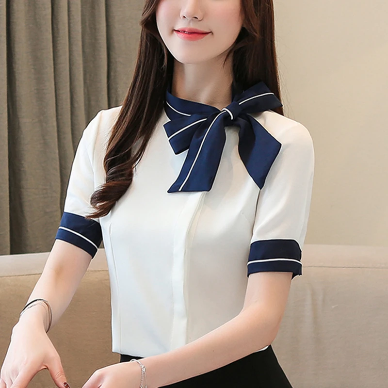 Женские рубашки элегантные женские шифоновые блузки рубашка большие размеры