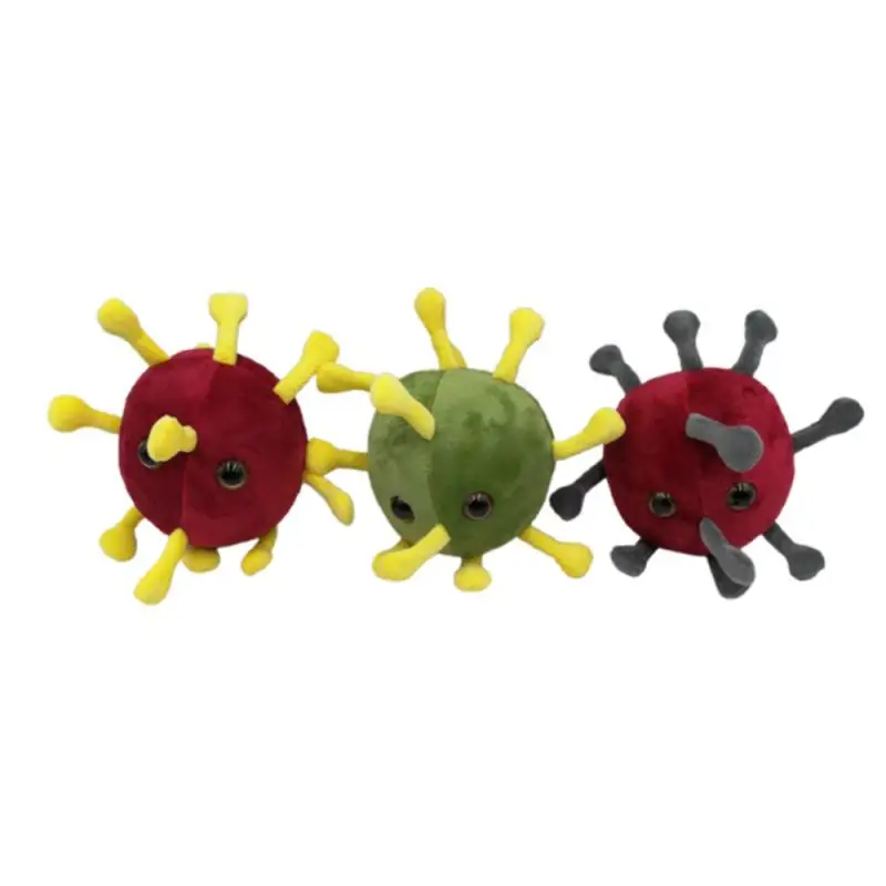 

Kawaii Cartoon Plush Doll Creative Microorganism Plush Toys Home Decoration Soft PP Cotton Stuffed Plush Toy Children Kids Gift