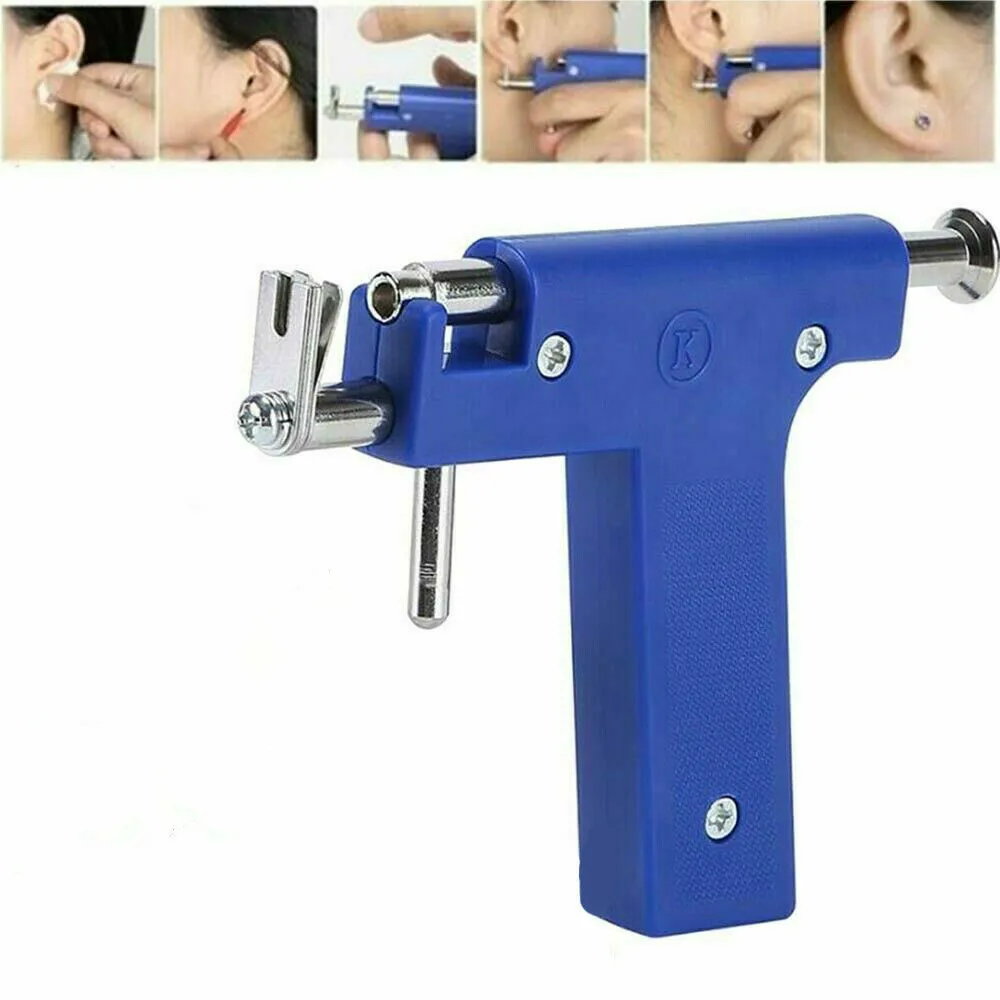 Профессиональный пистолет для пирсинга набор инструментов со стальными