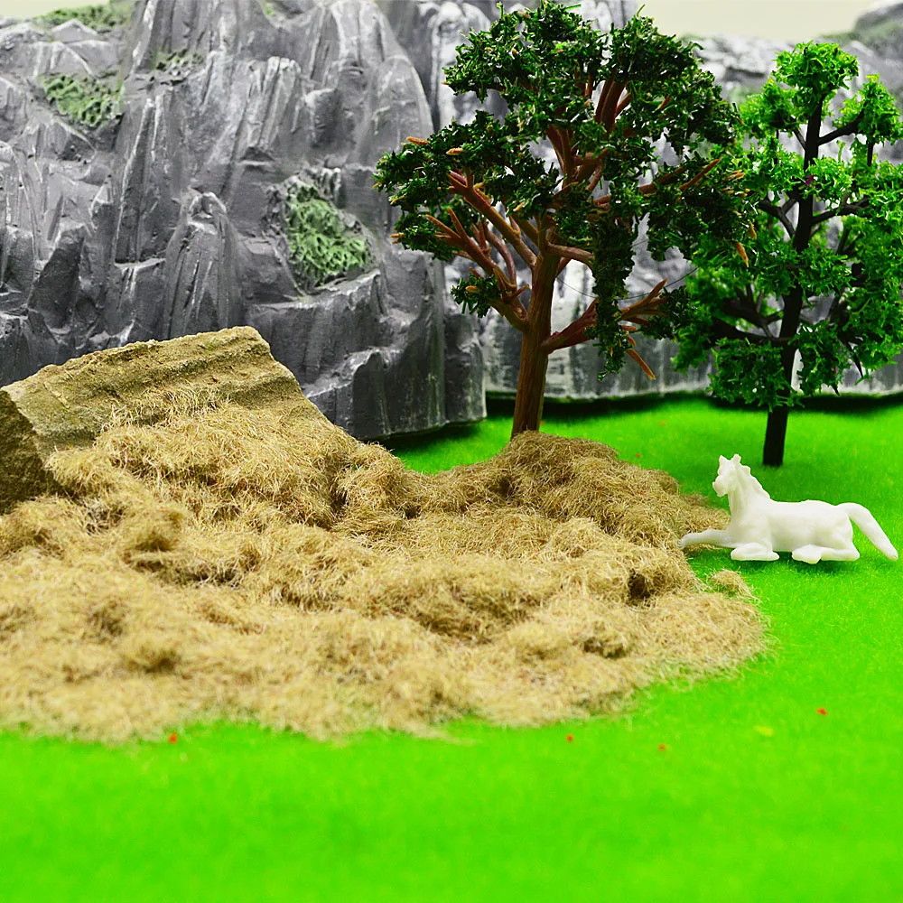 

100G Dry Yellow Color Nylon Grass Powder for Architectural Model Making