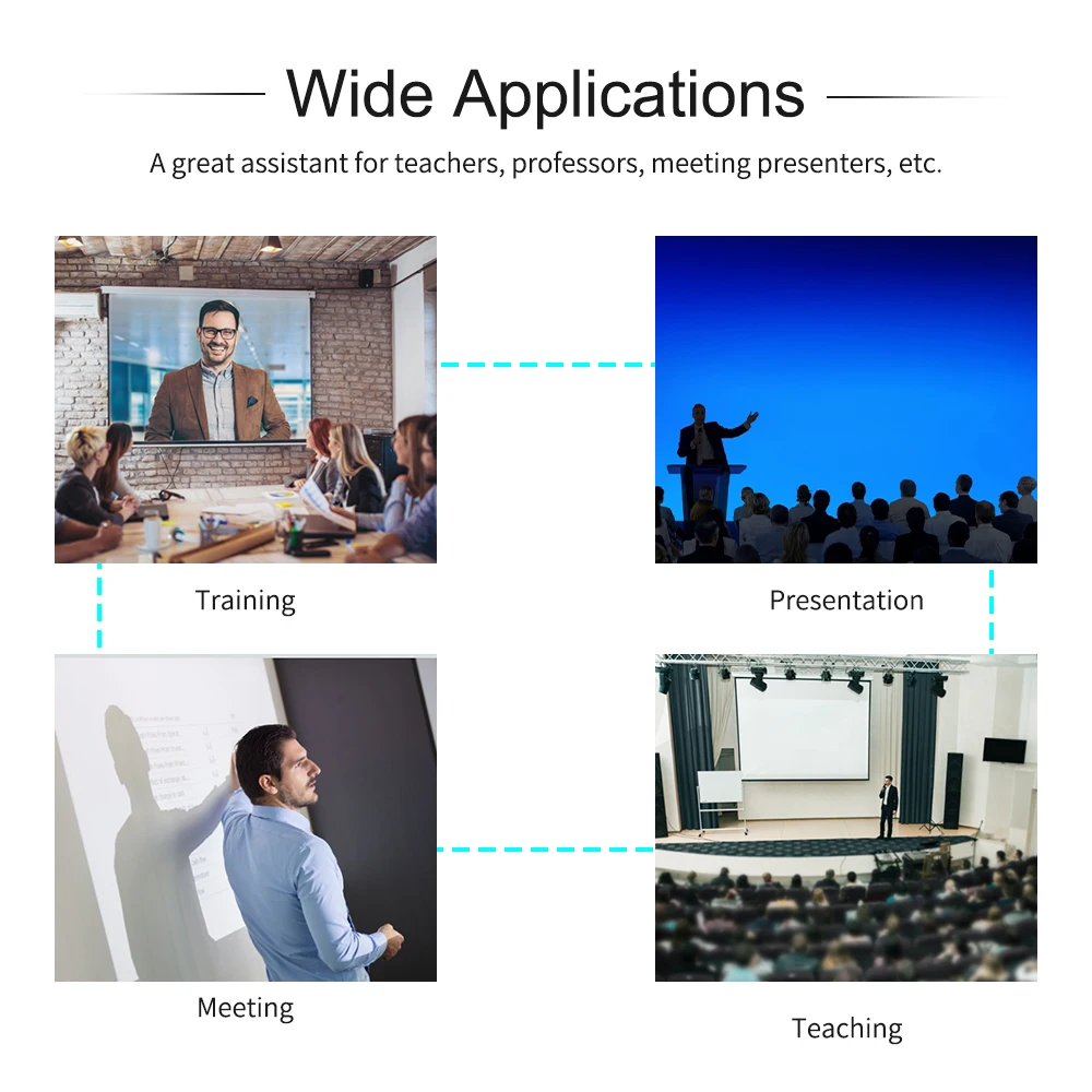 2 4 GHz Беспроводная презентационная указка Powerpoint PPT кликер с usb приемником 360 °