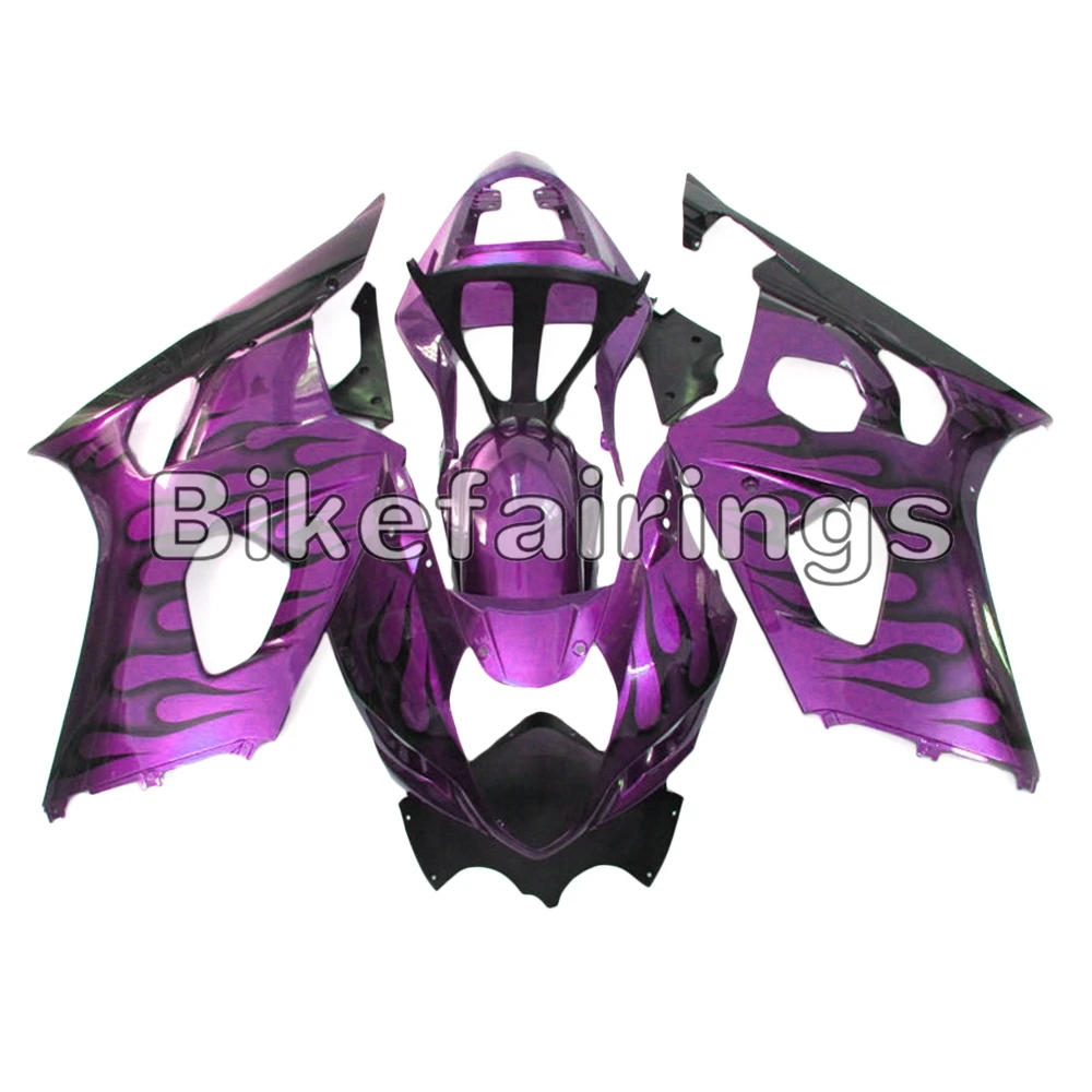 

Purple and Black Fairing Kit For Suzuki GSXR1000 K3 2003 2004 03 04 K3 gsxr1000 Sportbike Bodywork Kit ABS Cowlings