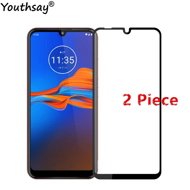 2 шт. защитная пленка для экрана Motorola Moto E6 Plus стекло на клеевой основе 6 1
