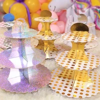 cup cake stand 3 tier cupcake stand paperboard solid cake stands diy cake cupcake display stand foy baby birthday party