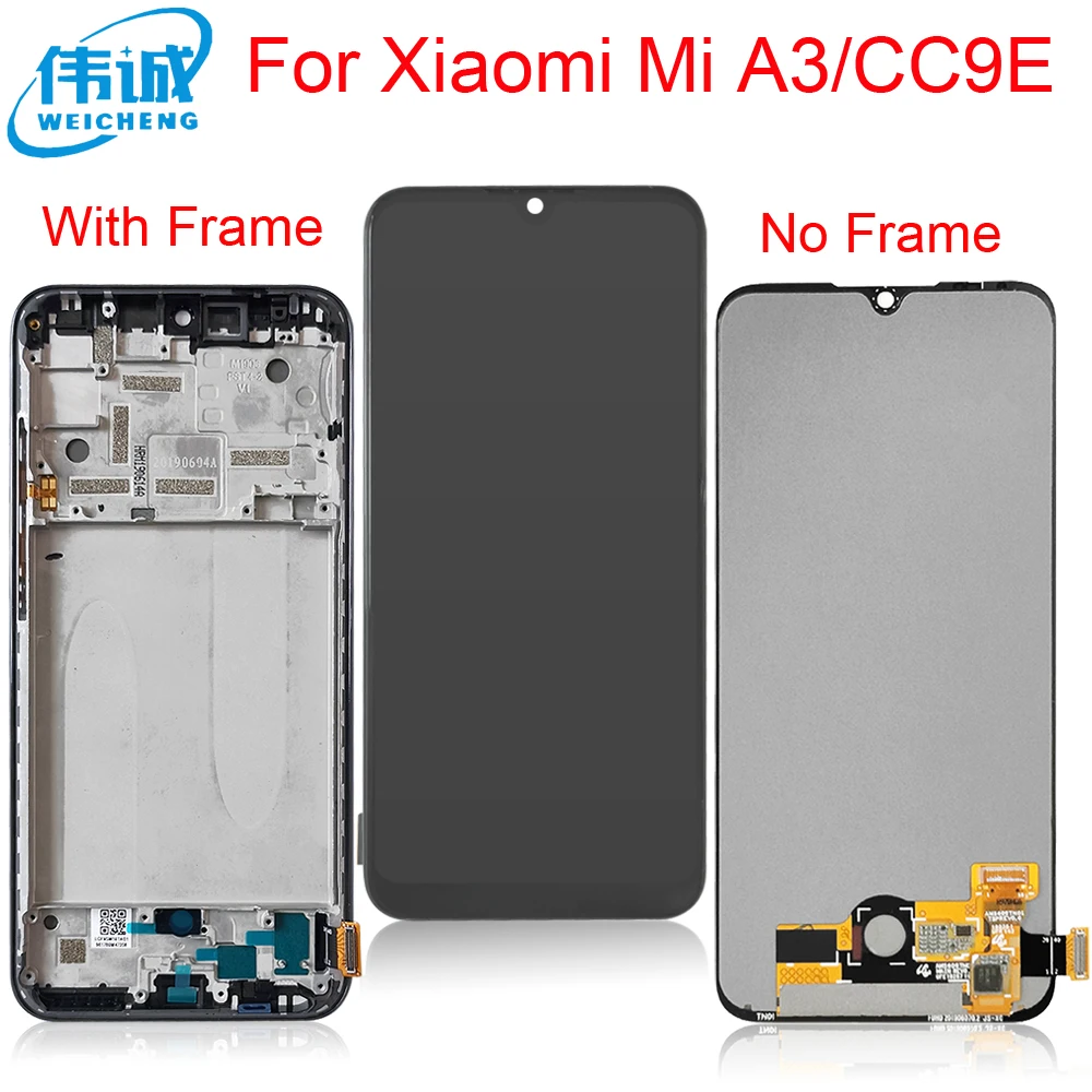 ЖК дисплей AMOLED для Xiaomi Mi A3 сенсорный экран с дигитайзером в сборе сменные детали