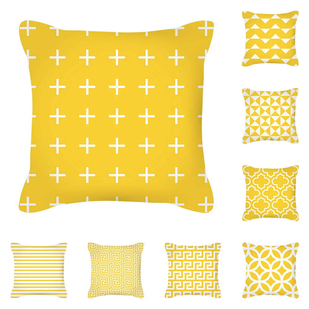 

Чехол для подушки с геометрическим рисунком, 45 х45 см