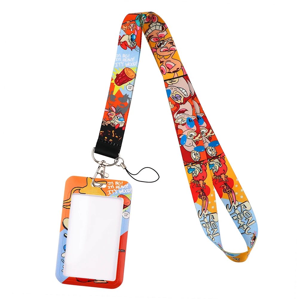 

K3495 90s Anime Lanyard for Key Neck Strap Lanyard Card ID Badge Holder Key Chain Key Holder Hanging Rope Keychain Accessories