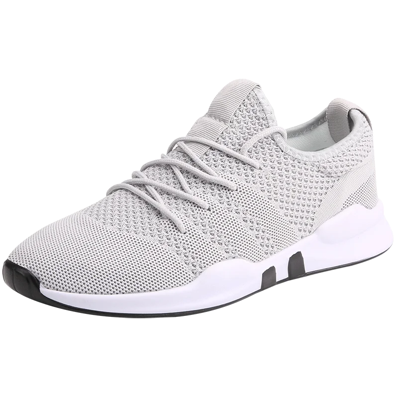 

Men Shoes Summer Brand Fashion Men Casual Shoes Lightweight Breathable Men Sneakers Lace Up Gray White Black Red Tenis Man Shoes