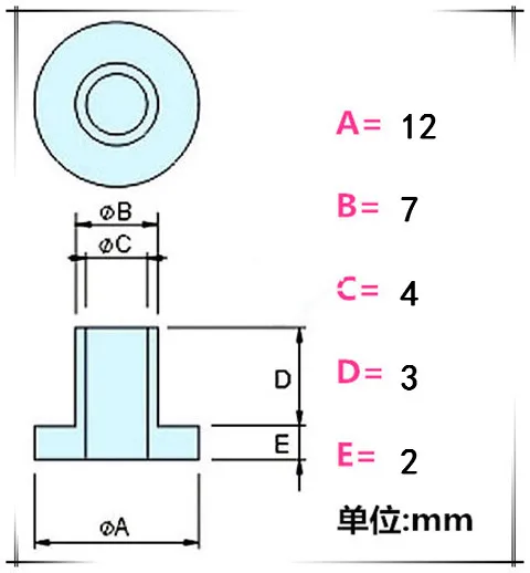 52 шт. Т-образная нейлоновая прокладка шайба пластиковые шайбы прокладки