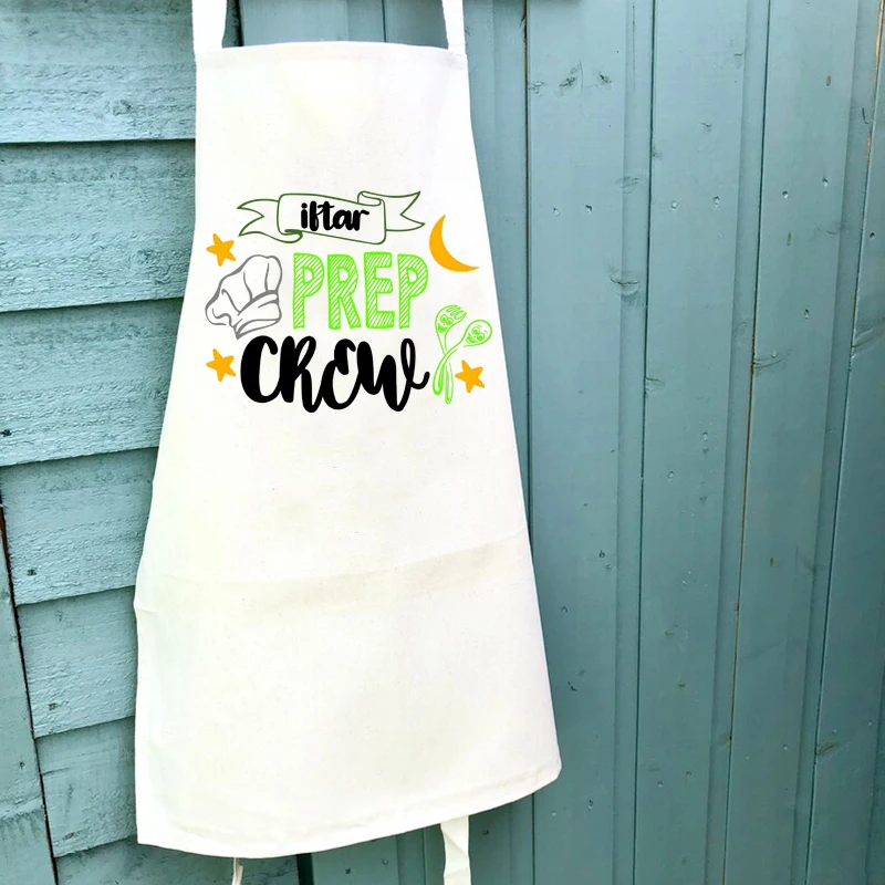 

Iftaar Prep Crew kid Apron Eid Mubarak Al Adha Muslim Islamic Ramadan Kareem friend family dinner Iftar BBQ home decoration gift