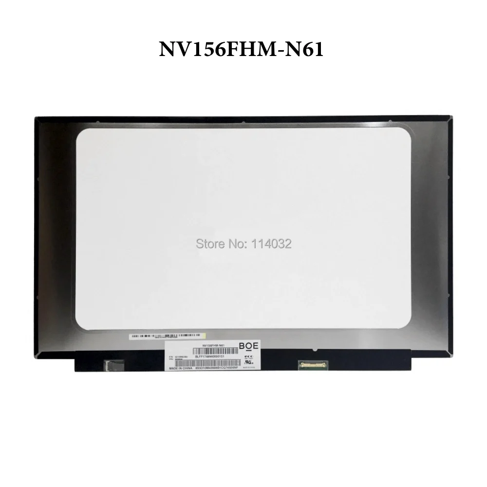 

NV156FHM-N61 Laptop LCD Screen Assembly touch panel For xiaomi Mi notebook air pro 15.6 eDP 30 Pins 1920*1080 Full HD 1080P