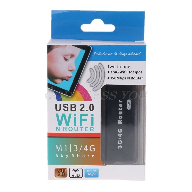 Мини Портативный 3g/4G wi-fi/WLAN точка доступа клиент 150 Мбит/с USB беспроводной маршрутизатор