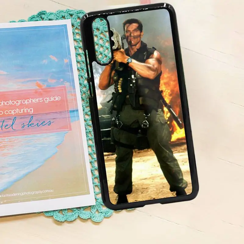

Arnold Schwarzenegger movie Commando 1985 high quality Phone Case PC for iPhone 11 12 pro XS MAX 8 7 6 6S Plus X 5S SE 2020 XR