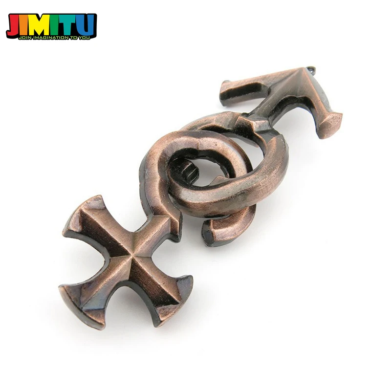 3D сплав блокировка коробки Пазлы металлические детские развивающие игрушки для