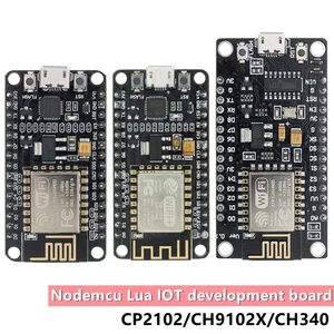 Беспроводной модуль CH340CP2102 NodeMcu V3 V2 Lua WIFI плата для разработки Интернета вещей на основе ESP8266 ESP-12E с антенной pcb