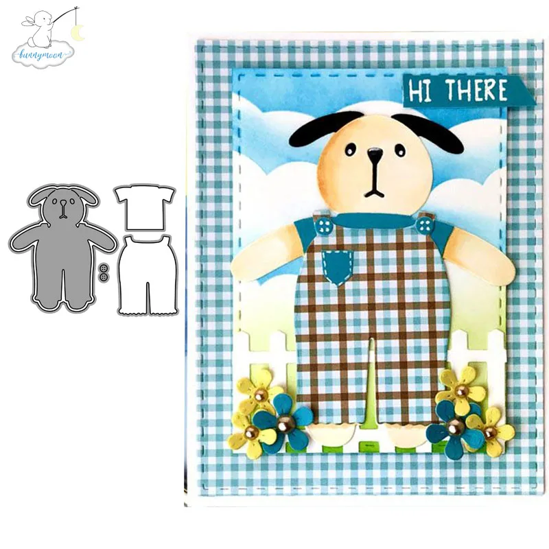 CH милый медведь металлические штампы трафареты для скрапбукинга фотоальбома