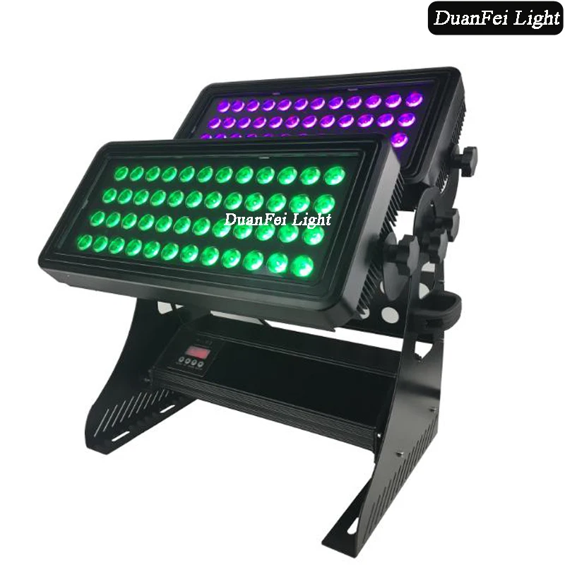 2 партия Светодиодный прожектор высокой мощности rgbw dmx 96x10 Вт 4 в 1|Эффект освещения
