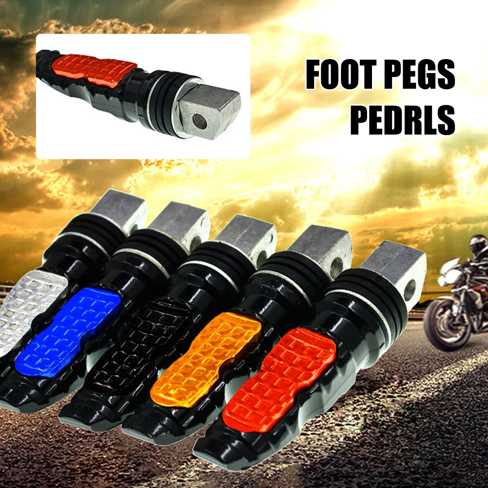 

2Pcs/set motorcycle rear passenger foot pedal aluminum brand new suitable for all kinds of motorcycles