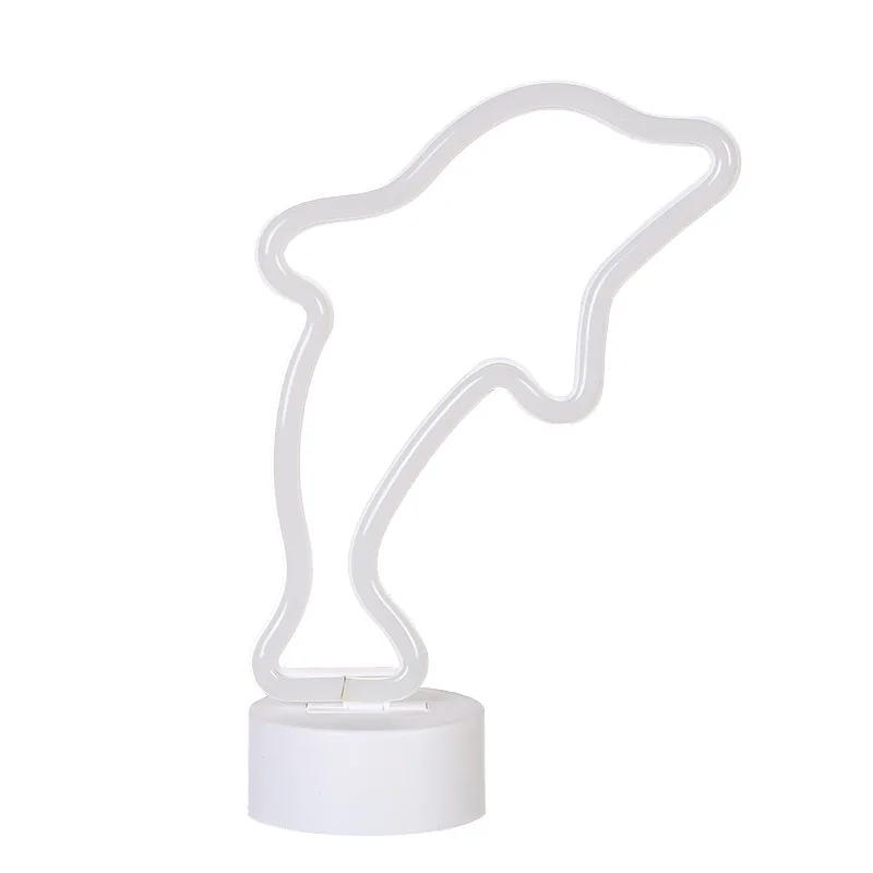 Светодиодный неоновый ночсветильник для мороженого лампа с питанием от USB и