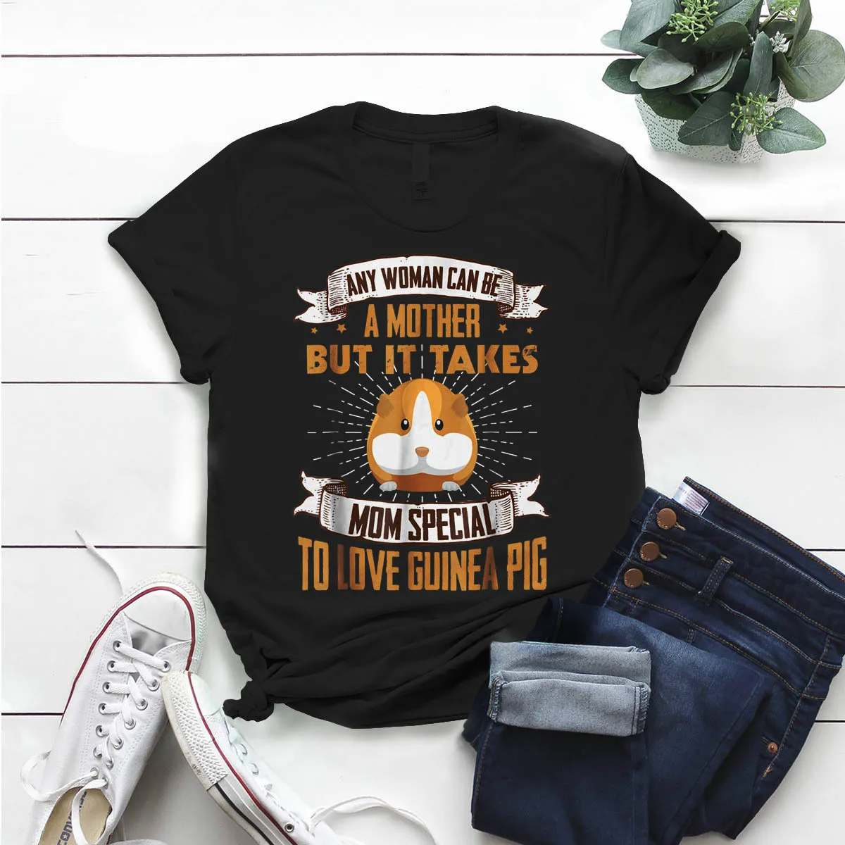 

Mom Special To Love Guinea Pig Women's T-Shirt Summer Cotton Short Sleeve O-Neck T Shirt New S-3XL