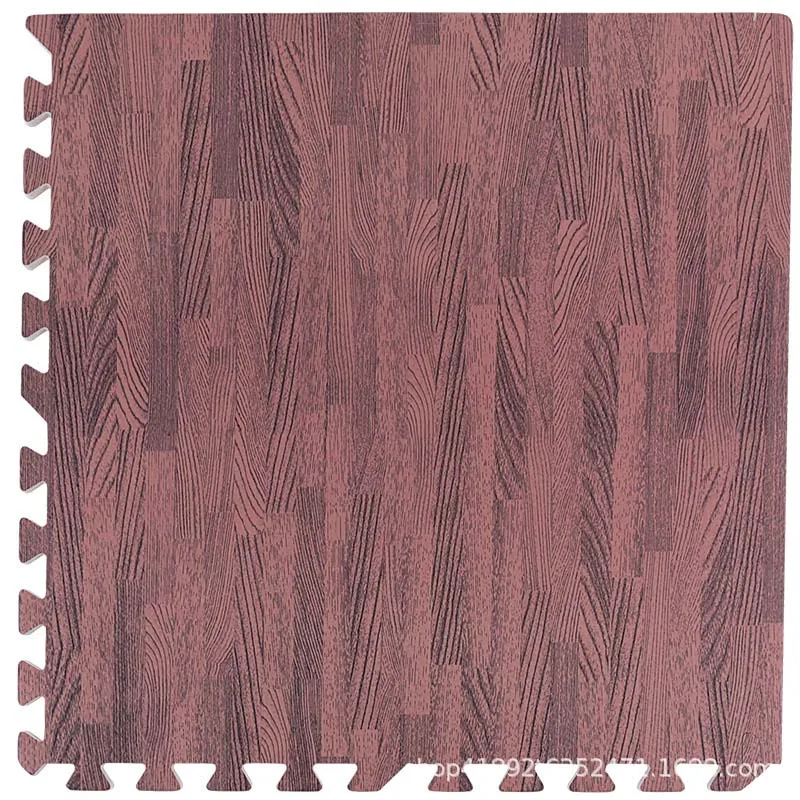 Dark wood grain Lmitation деревянные зерна коврик-головоломка подстилка из вспененного этиленвинилацетата(ЭВА) татами сшивание Ползания коврик Детские игры нескользящий ковер йога коврик - Цвет: Dark wood grain