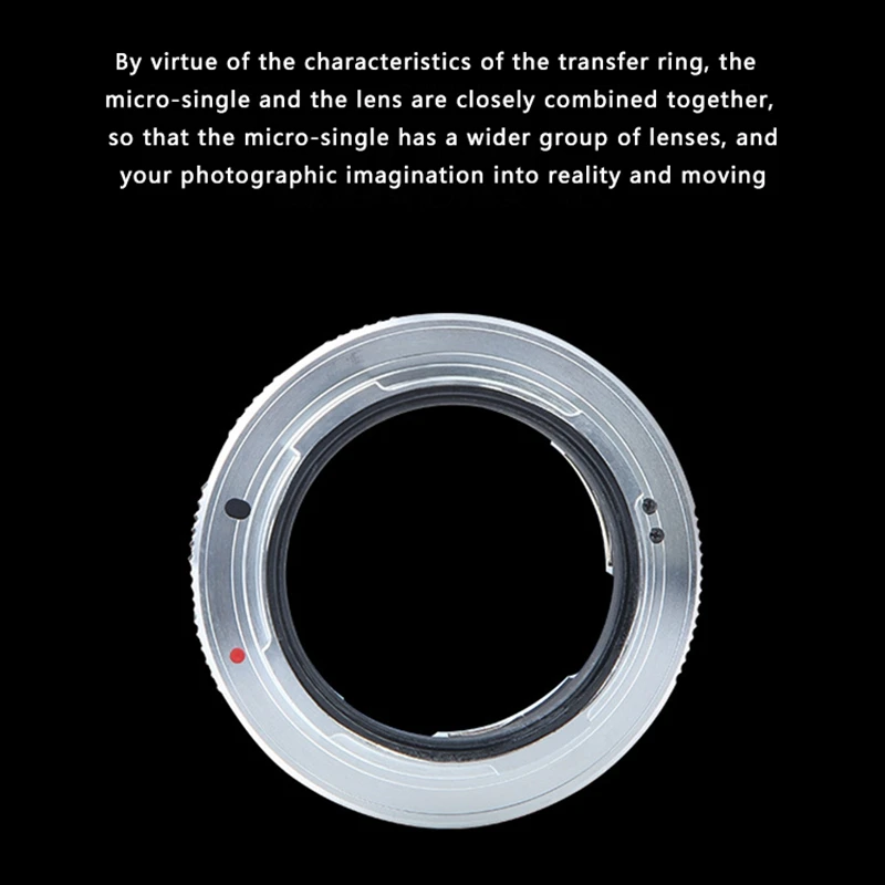 

LEEDSEN LM-T Zoom Lens Adapter Ring Camera Lens Mounting Adapter Ring for Leica T Cameras Manual Focus Lens Anti-Shake