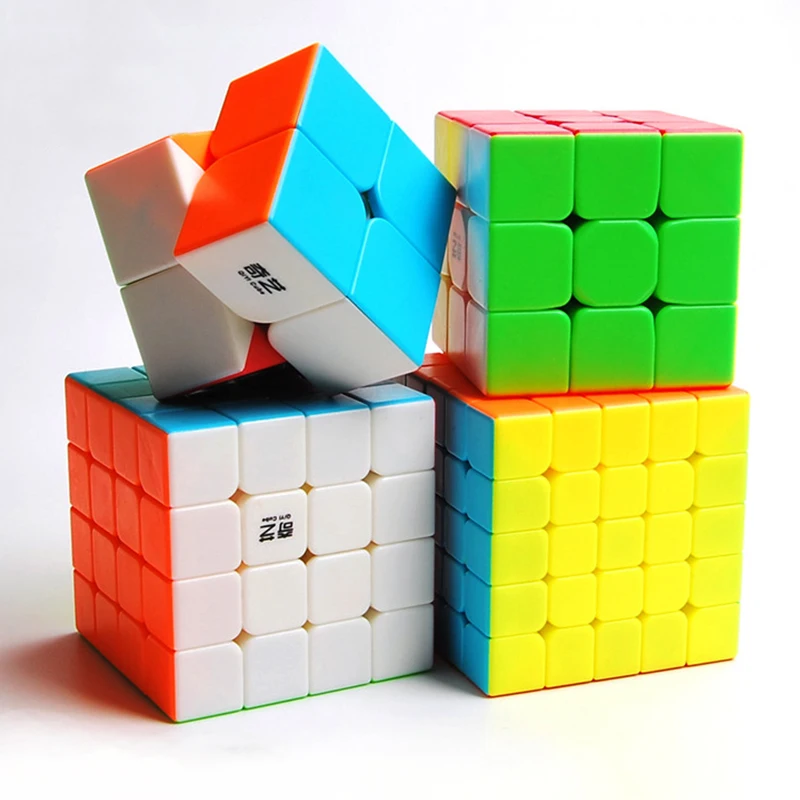 Qiyi 2x2 3x3 4x4 5x5 магический куб Cubo Magico профессиональная головоломка воин W 2x2x2 3x3x3 4x4x4