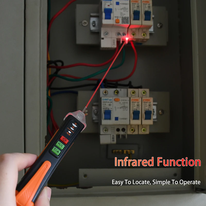 Бесконтактный вольтметр тестер 48 1000 В детектор напряжения переменного тока