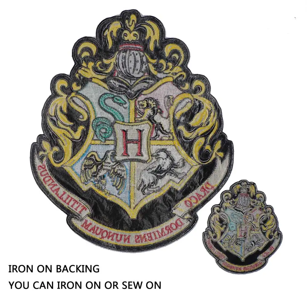 Большие Вышитые животные с подкладкой панк байкерские нашивки одежда наклейки