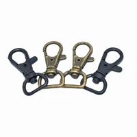 15mm inner black bronze swivel clasp d ring lobster clasp claw push gate trigger clasps swivel snap hooks for key backpack 10pcs