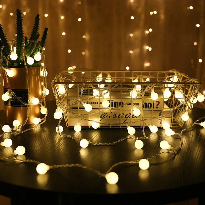 

10/20/40LED Star Light String Garlands Christmas Decoration for Home 2020 Navidad Noel Christmas Ornaments Xmas Tree New Year