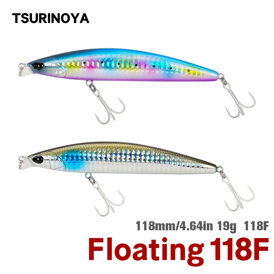 Приманка рыболовная плавающая в форме гольяна DW95 118 мм 19 г 0-0 3 м | Спорт и