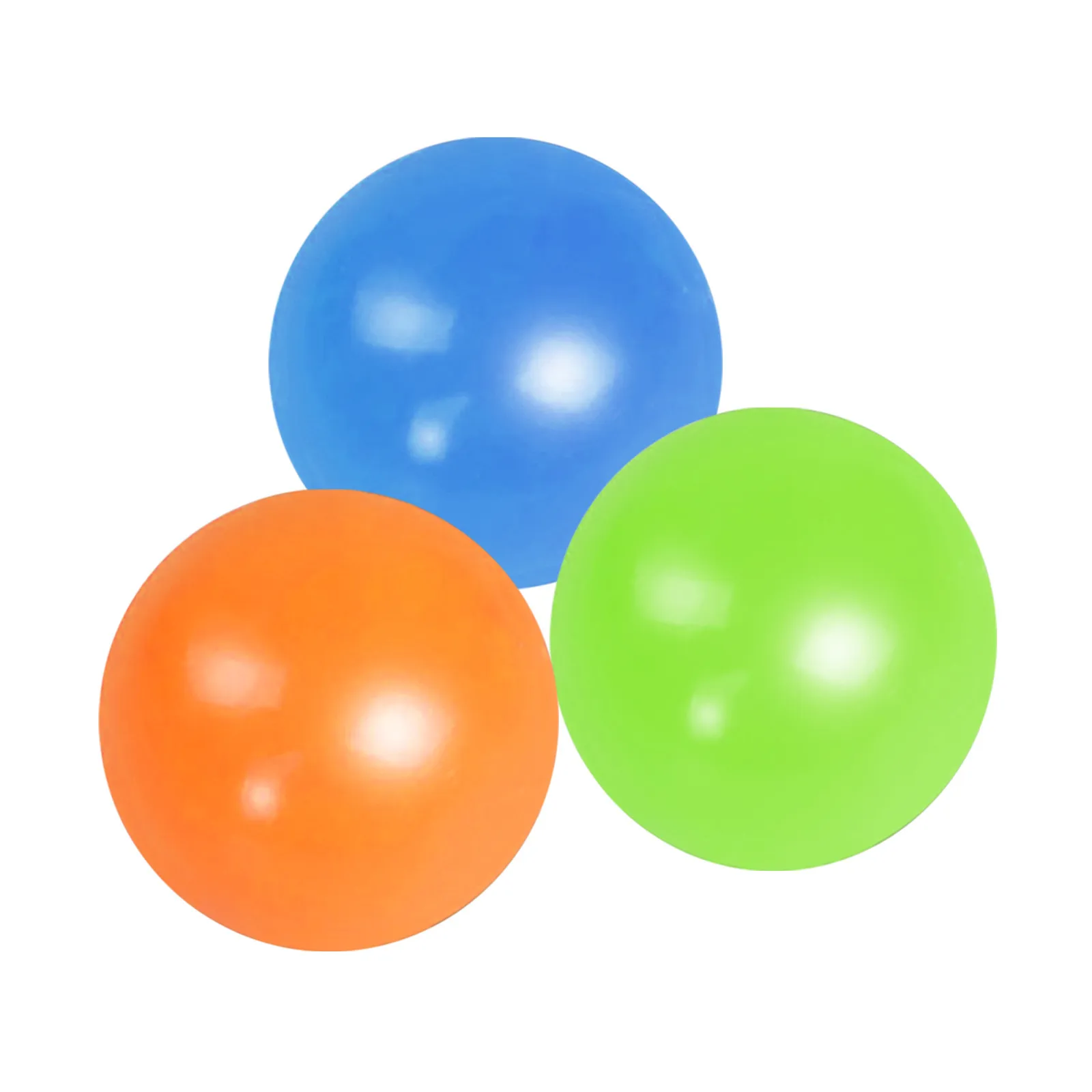 

Fluorescent Sticky Wall Ball Sticky Target Ball Decompression Toy Kids Gift Stick Wall Ball Decompression Squash Balls Kids Toys
