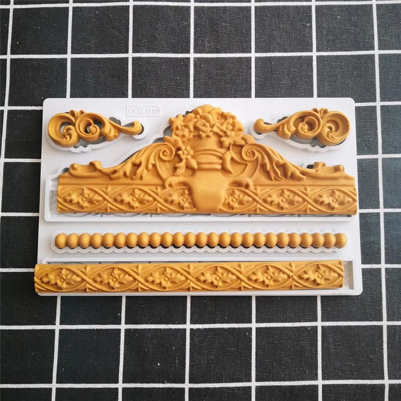 Форма для мастики торта кружевное украшение инструмент декорирования тисненая