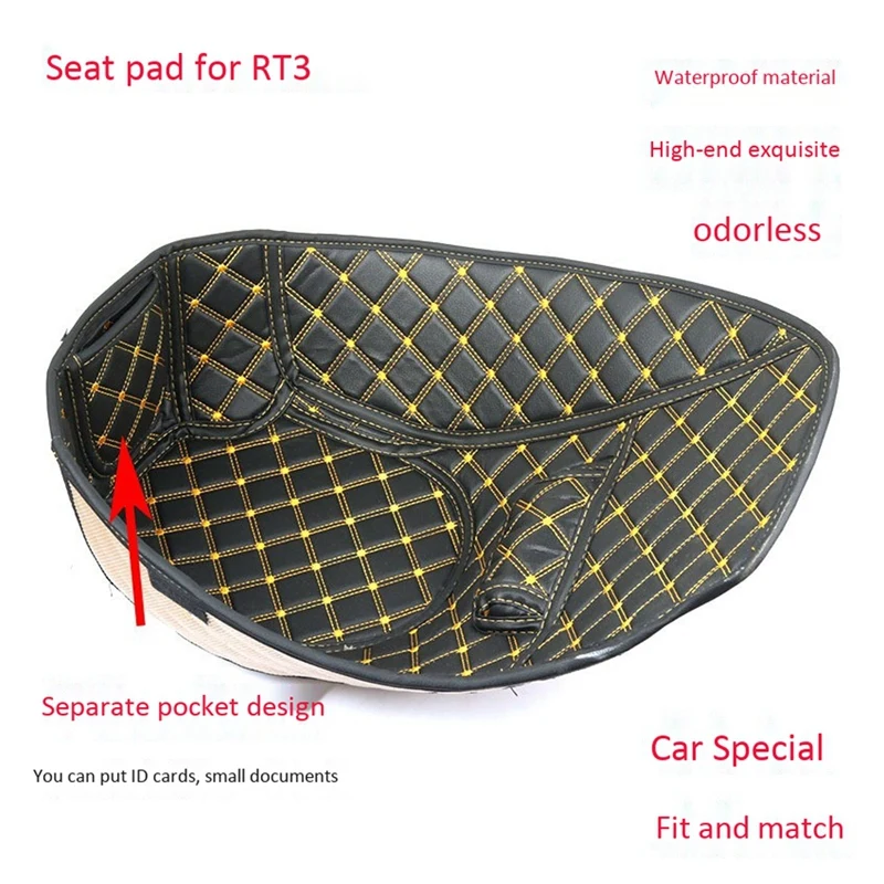 

Seat Bucket Pad Rear Trunk Cargo Liner Protector Motorcycle Storage Box Mat for Cyclone Rt3
