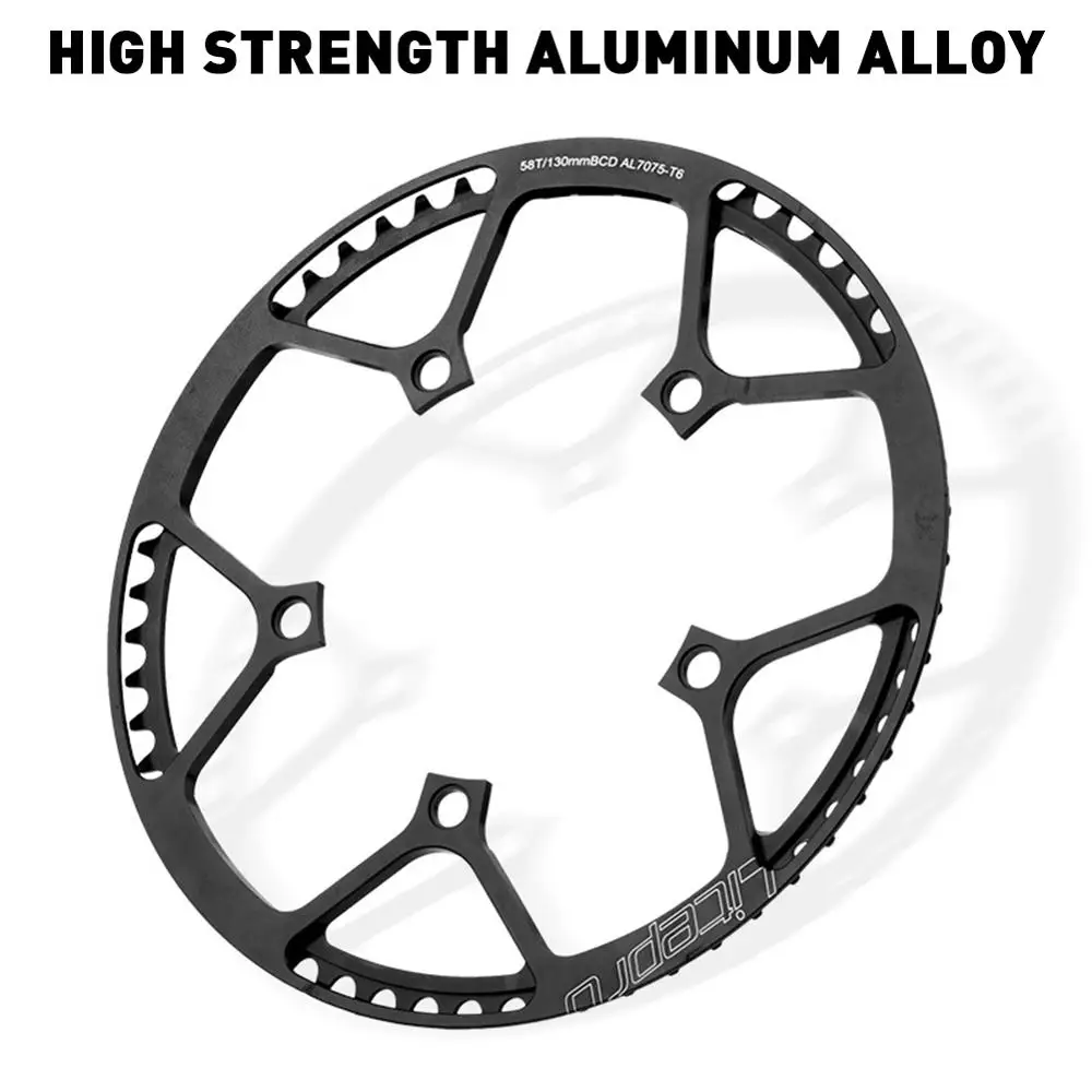 2020 односкоростная Звездочка 130BCD из алюминиевого сплава с защитой 45T 47T 53T 56T 58T для