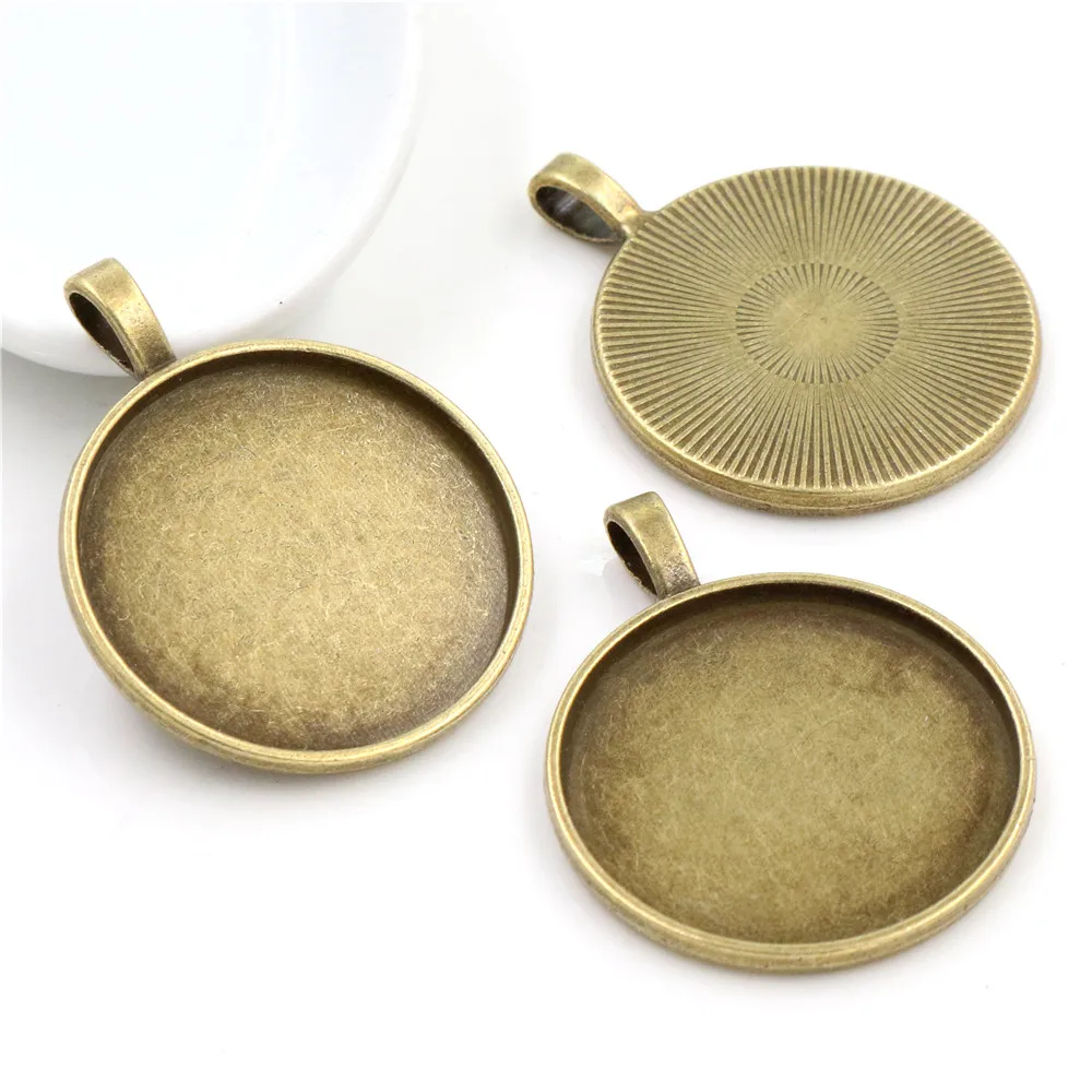 5 шт./лот 30 мм Внутренний размер 4 цвета покрытый классический стиль кабошон