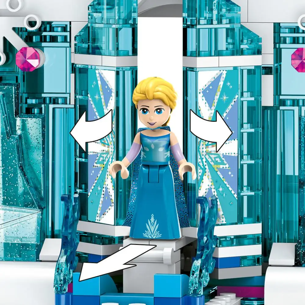 

400pcs Ariel's Undersee Palace Building Blocks Bricks Little Mermaid Princess Model Toys Compatible With For Girls