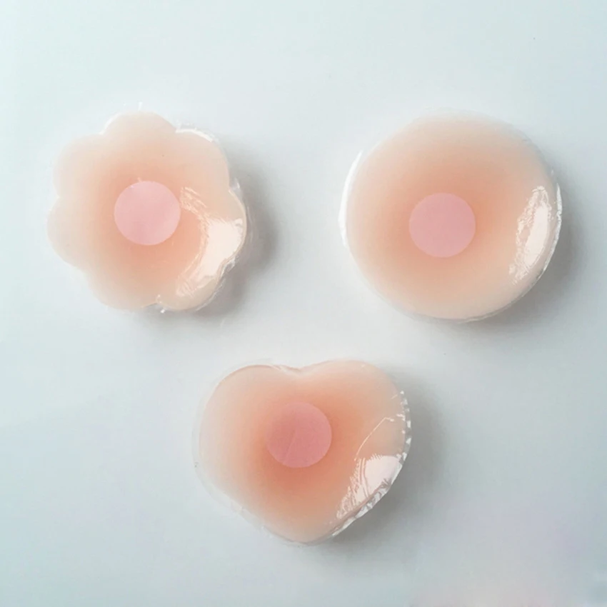 1 пара силиконовый невидимый сексуальный круглый многократного использования