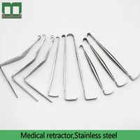 medical retractor flat handle stainless steel 13 5cm instruments for plastic nose surgery two claws double