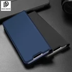 Чехол-книжка для Realme C11 чехол для телефона DUX DUCIS, из мягкой кожи, ТПУ, с отделениями для карт