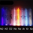 Стеклянный герметичный гелий из редкого газа, неоновый аргон, ксенон, криптон, люминесцентный газ, ионный шар, инструменты, Коллекция редких элементов 99.999%