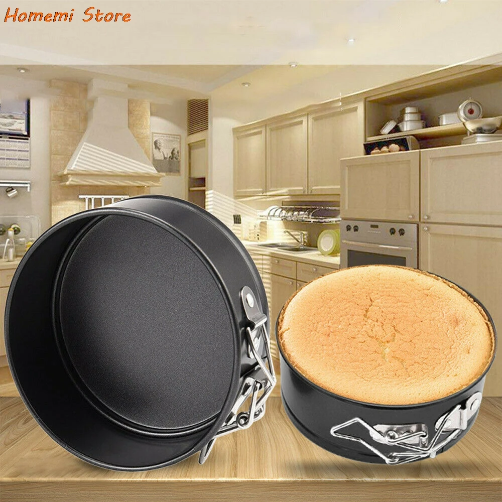 

Stainless Steel Round Cake Mold Pastry Decoration Cake Mold Small Round DIY Baking Cooking Tool Bread Pan Toast Bread Mold